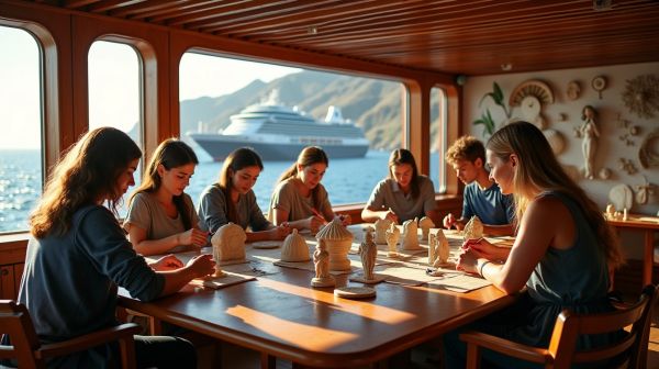 Les croisières avec des ateliers de sculpture à ne pas manquer