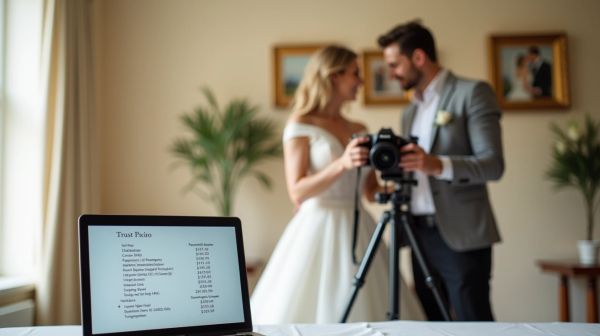 Tarifs d'un photographe de mariage : intégration des facteurs clés